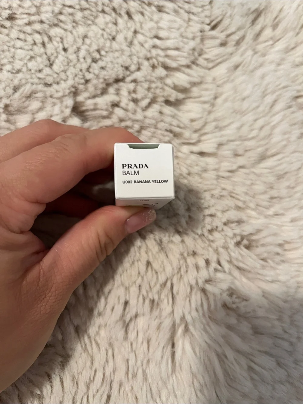 Prada Balm Banana Yellow Travel Size 1.3 g